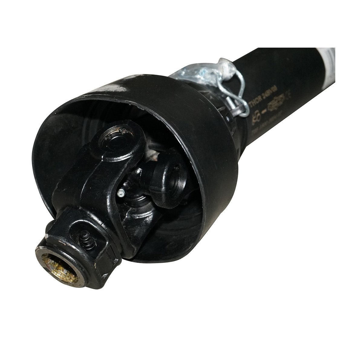 Cardan 1500 mm T5 cu ambreiaj compus din 2 discuri cruce 30,2x80 (teava triunghiulara) 1 3/8 Z=6